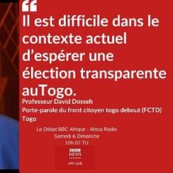 Le débat BBC Afrique - Africa Radio - 09/11/2019